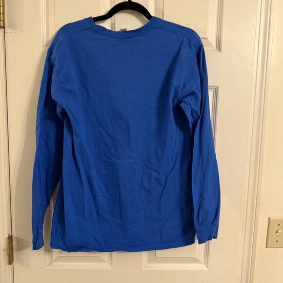 Christmas Party Blue Christmas Sweater Sweatshirt Size Medium - Picture 3 of 3